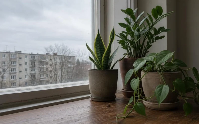 Rośliny doniczkowe na północny parapet – gatunki do małej ilości światła