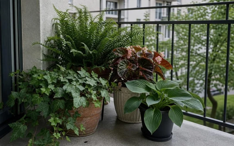 Rośliny na balkon północny – gatunki do cienia i półcienia